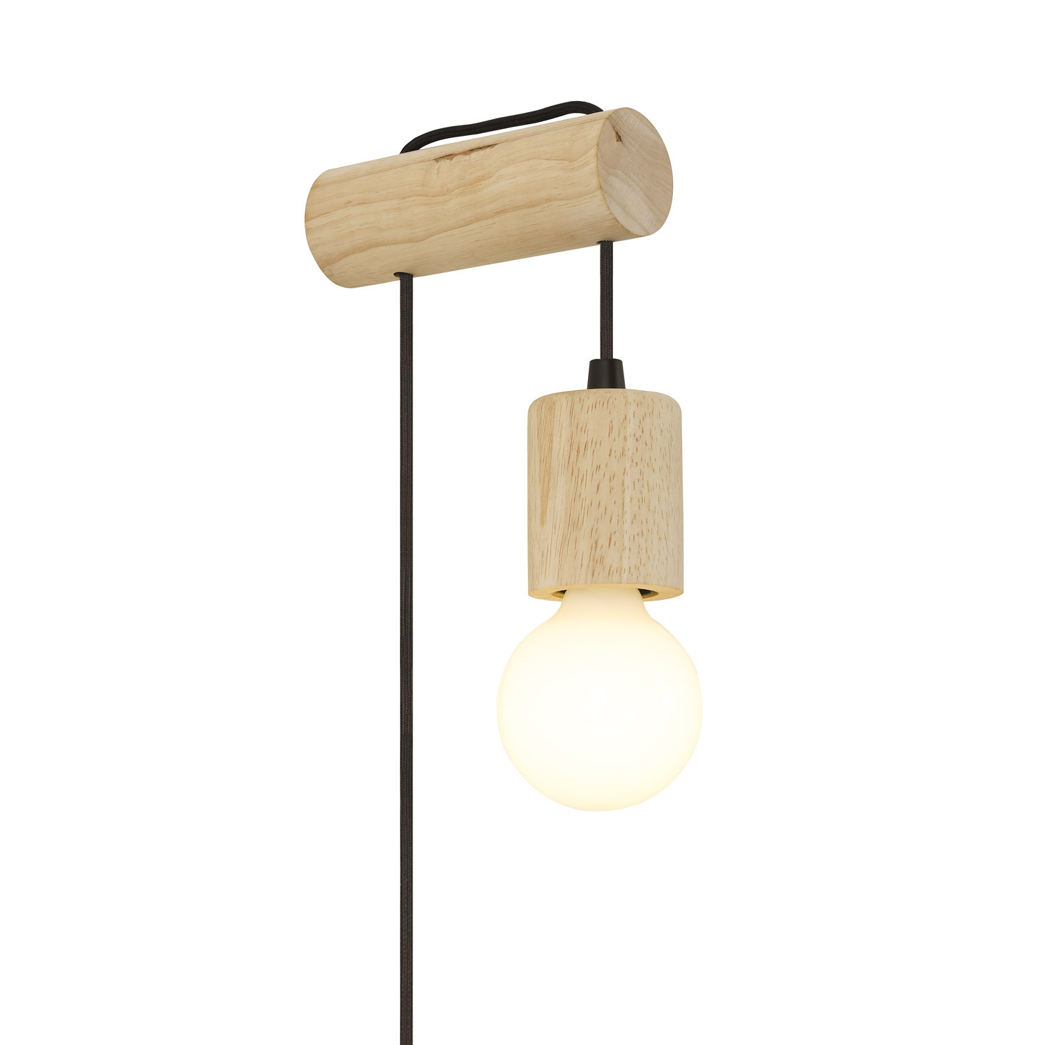 Ledkia Lámpara de Pared de Madera Torse - Diseño único y Elegante