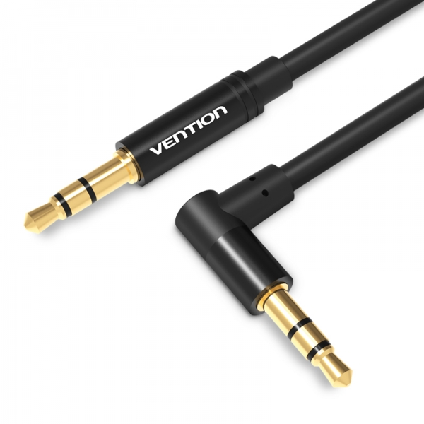 Vention cable estereo jack 3.5 macho a jack 3.5 macho - 1m - color negro