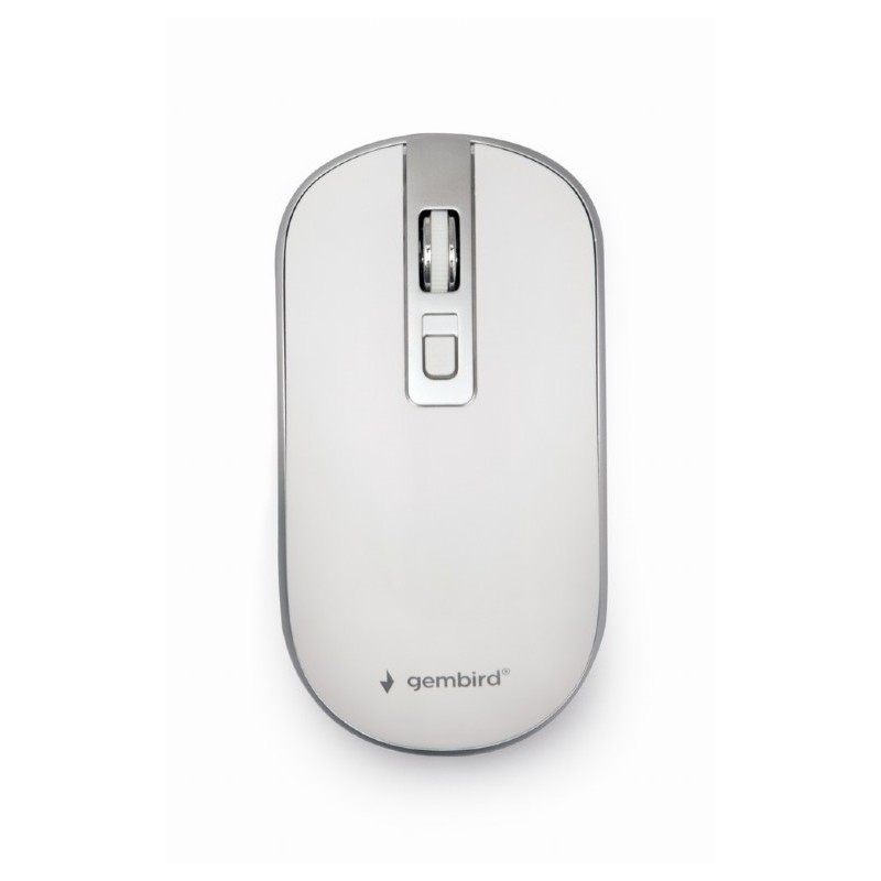 Gembird - MUSW-4B-06-WS ratón Oficina Ambidextro RF inalámbrico Óptico 1600 DPI MUSW-4B-06-WS