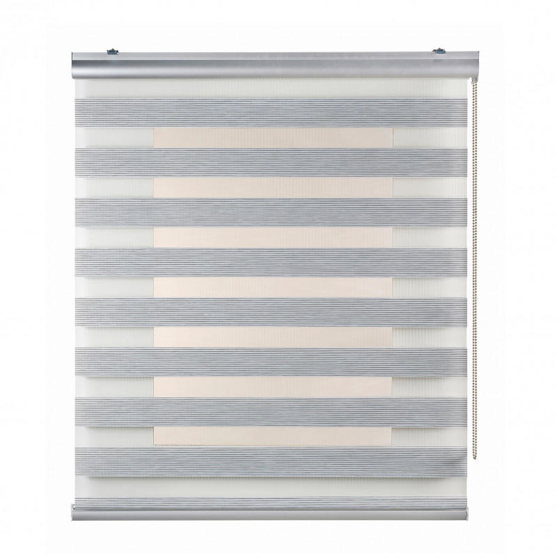 STORESDECO Estor Enrollable Noche y Día Plus con Acabados de Aluminio Premium. Estor enrollable con Doble Tejido para Ventanas y Puertas. Estores de Alta Calidad
