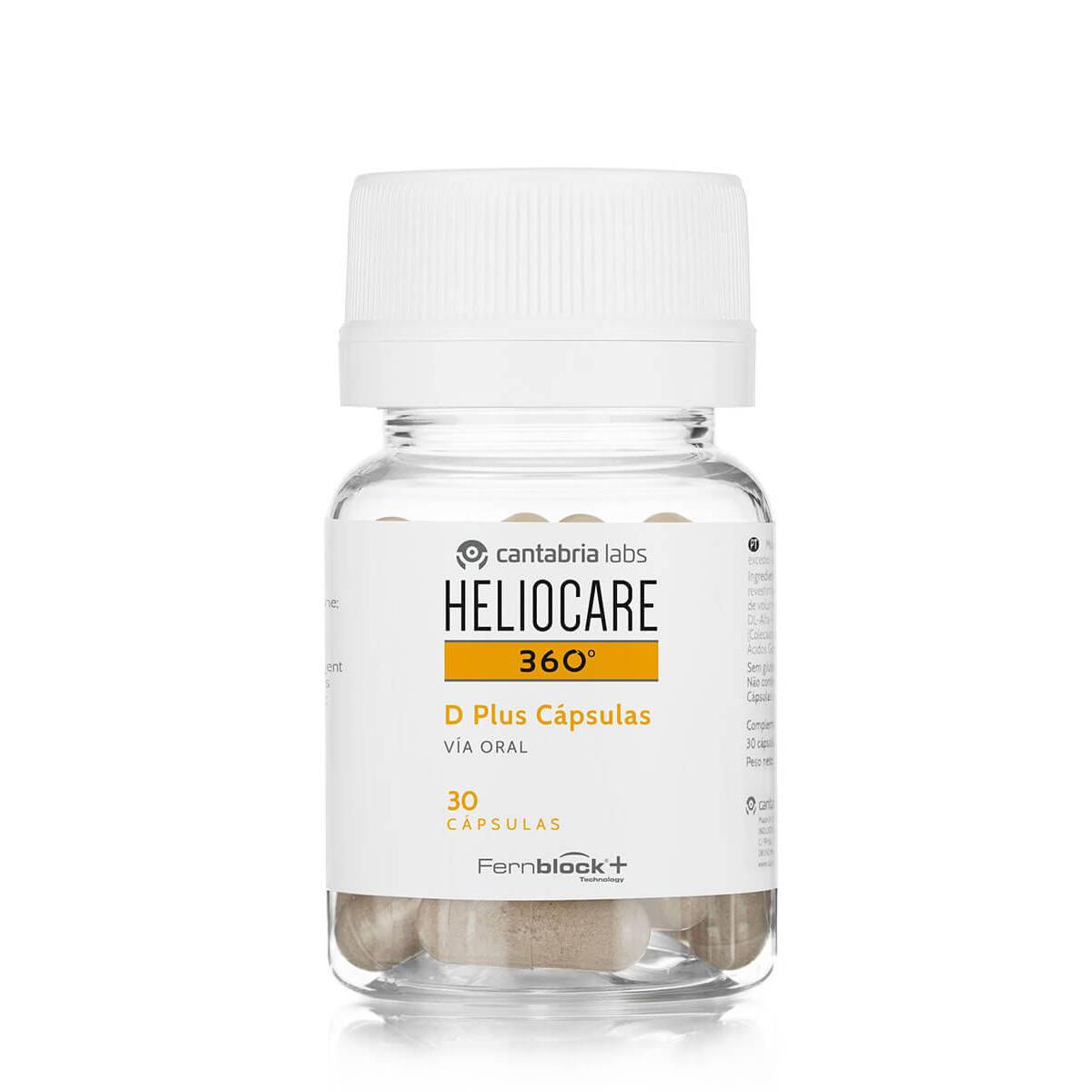 Heliocare 360 d plus 30 cápsulas