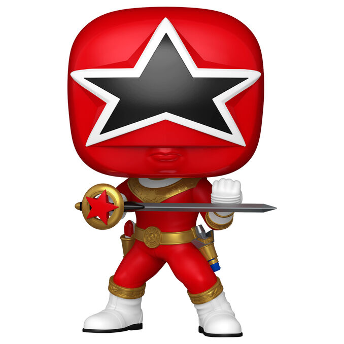 Funko Pop! TV: Power Rangers Zeo - Red Ranger - Power Rangers - Figura de Vinilo Coleccionable - Idea de Regalo - Mercancia Oficial - Juguetes para Niños y Adultos - TV Fans