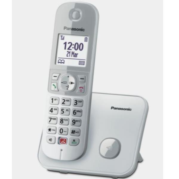 Panasonic KX-TG6851JTS teléfono Teléfono DECT Identificador de llamadas Plata