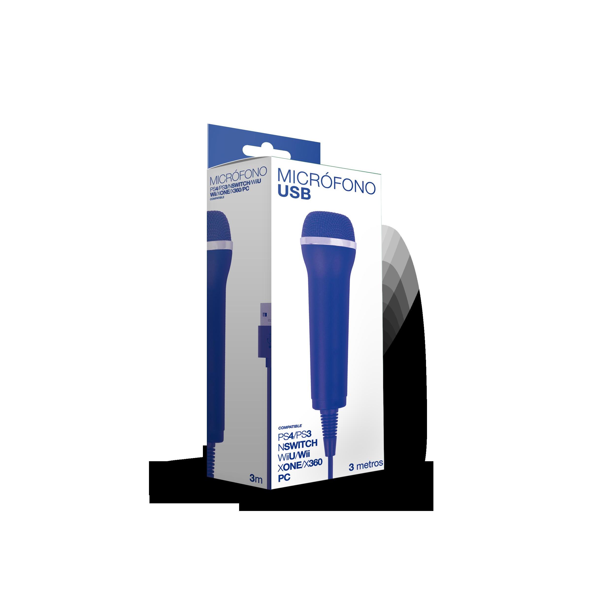 Micrófono Usb Compatible Ps4/Ps3/Wii/Xbox/Pc