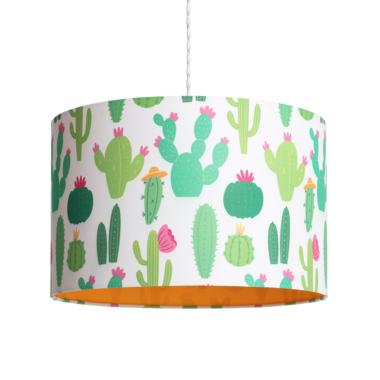 Ledkia Lámpara Colgante Tela Kuiva Diseño Floral Ambiente Cálido Neutro o Frío