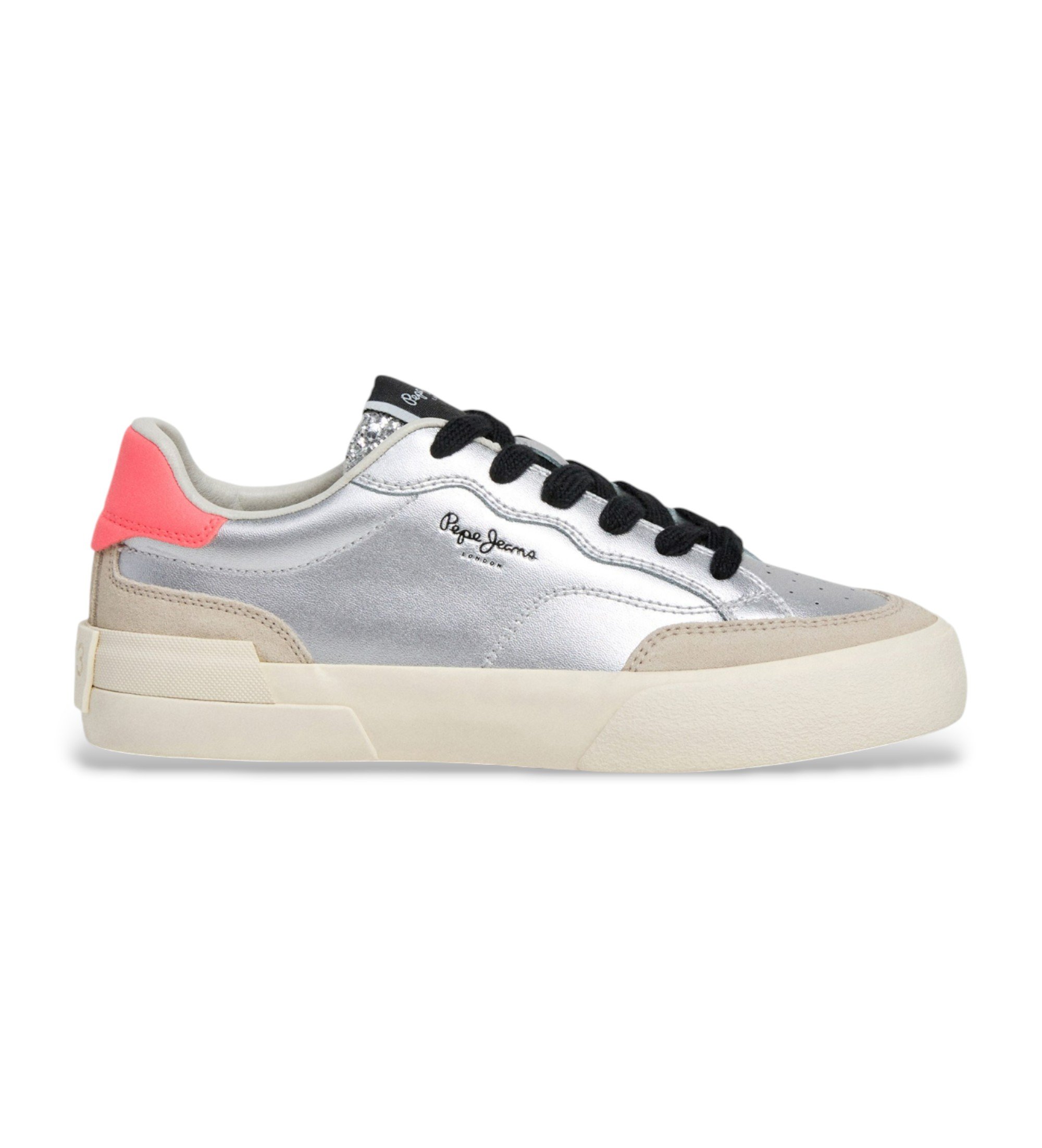 Pepe Jeans | Mujer | Zapatillas Milanlam plateado