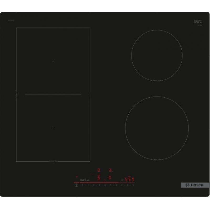Placa de Inducción Bosch Pvs61rhb1e 4 Zonas 60cm Negro
