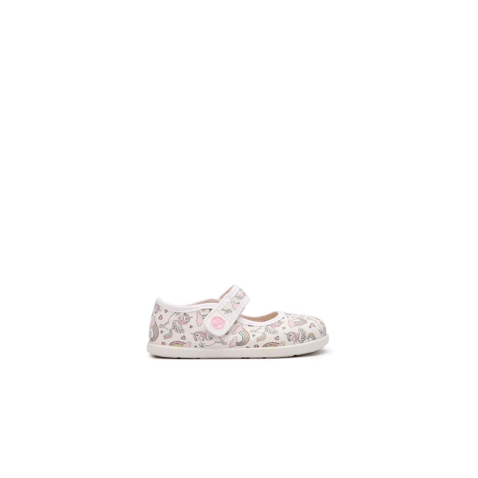 Conguitos - Mary Janes Respetuosas Unicornio Canvas para Niños y Niñas