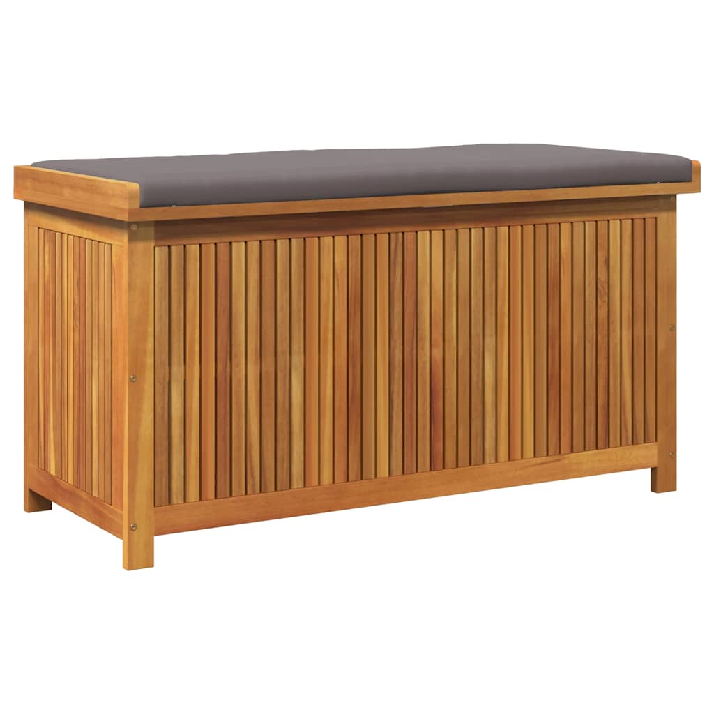 vidaXL Cojines para exterior 113x50x60,5 cm madera maciza acacia