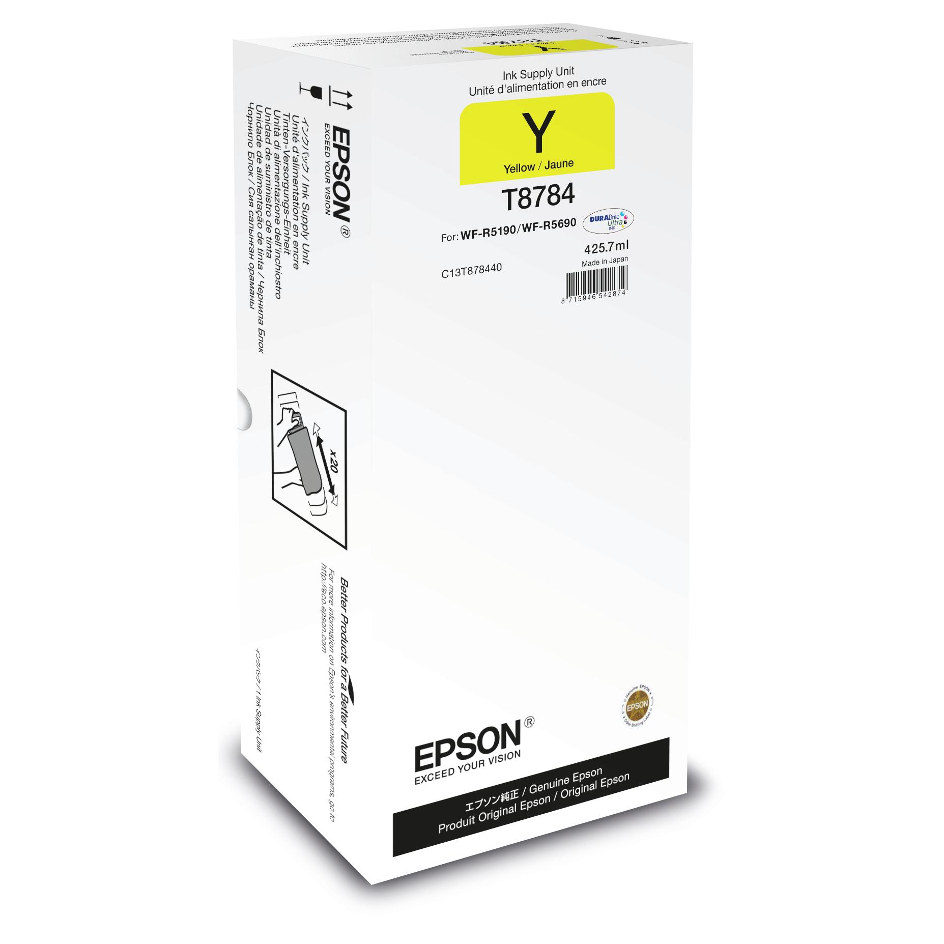 Cartucho de tinta Original T8784 amarillo XXL