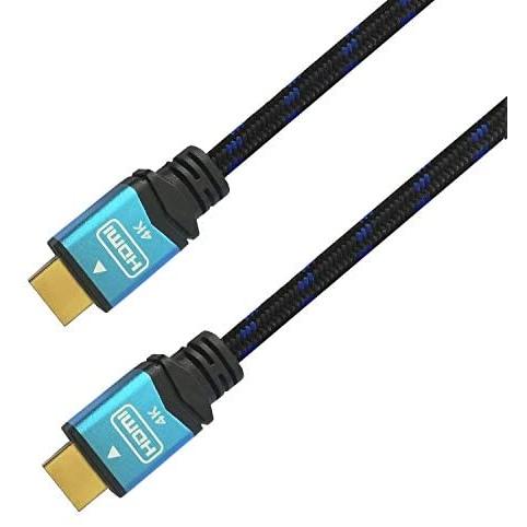 Aisens - cable hdmi v2.0 premium alta velocidad / hec 4k@60hz 18gbps, a/m-a/m, negro/azul, 1.0m