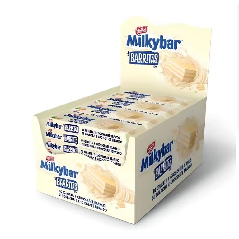 Barritas Chocolate Nestle 30 Unid x 34 gramos - Crunch - MilkyBar - Chocolate con leche