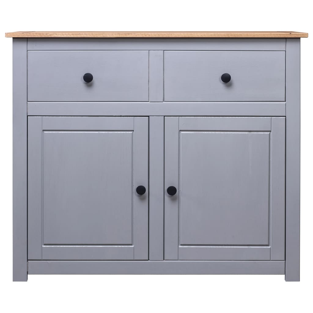 Vidaxl Aparador de Madera Maciza Pino Estilo Panamá 93x40x80 Cm