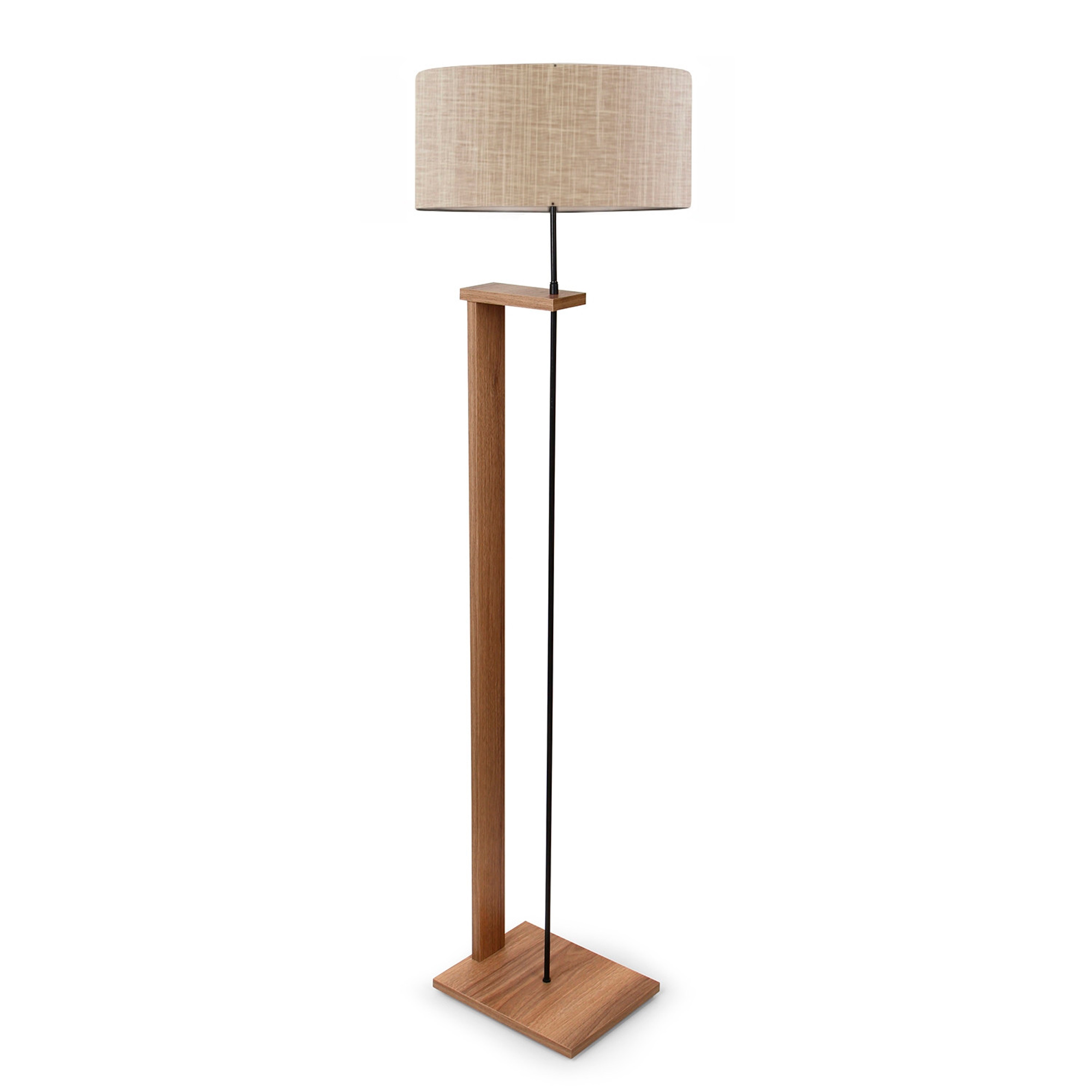 Lámpara de pie 150 cm. beige, tipo E27 Max 60 W WELLHOME
