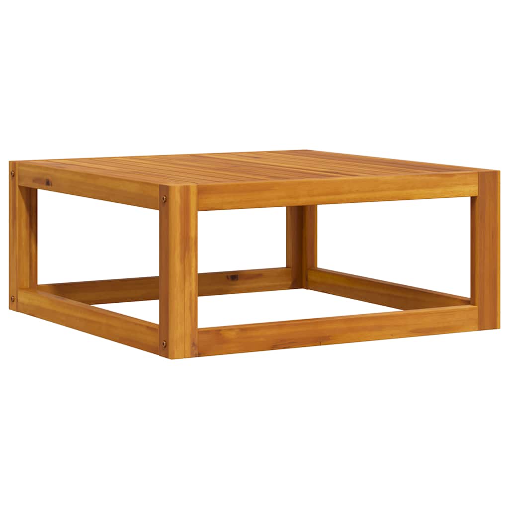 vidaXL Mesa de centro de madera maciza de acacia 68x68x29 cm