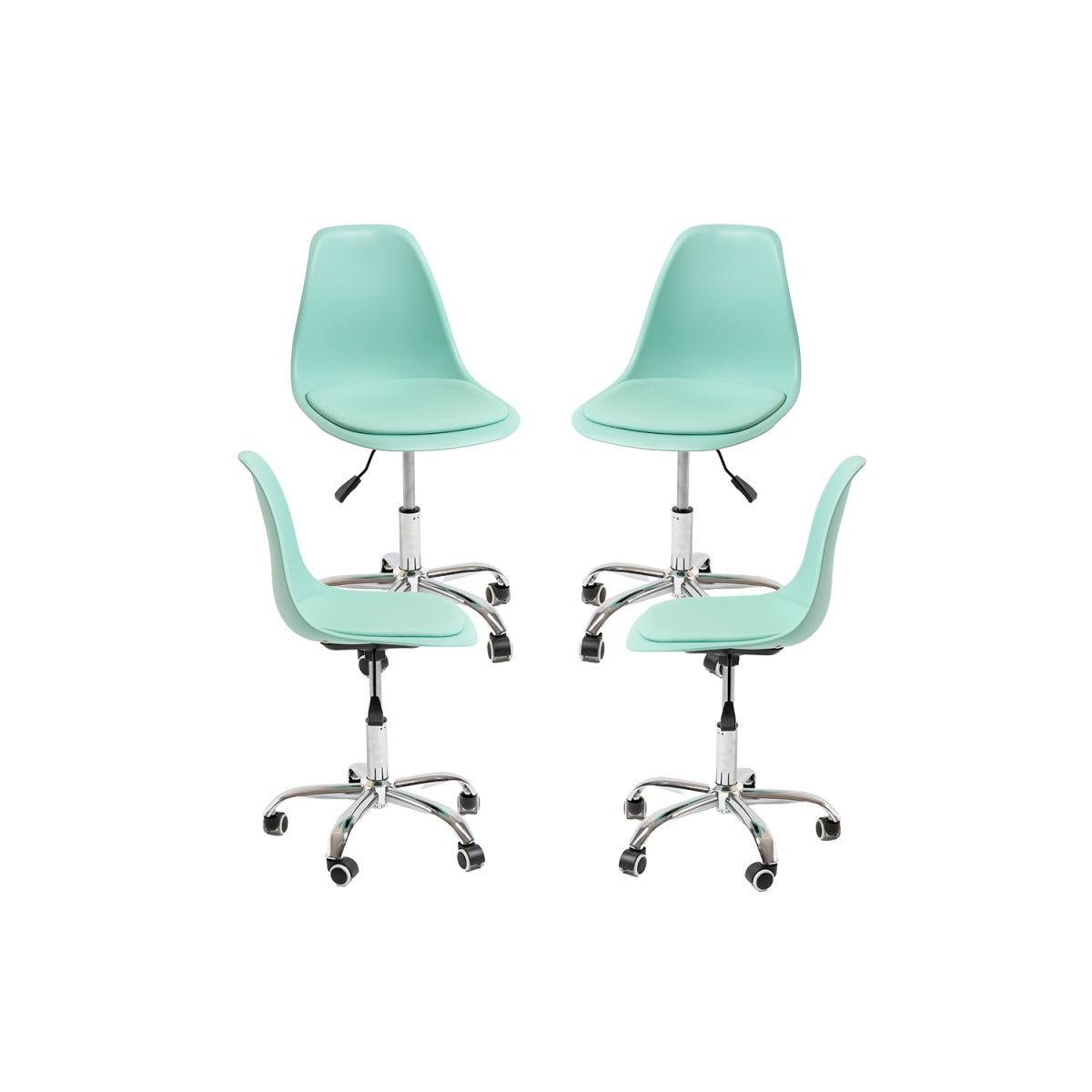 Regalos Miguel - Packs Sillas - Pack 4 Sillas Dami Office - Celadón