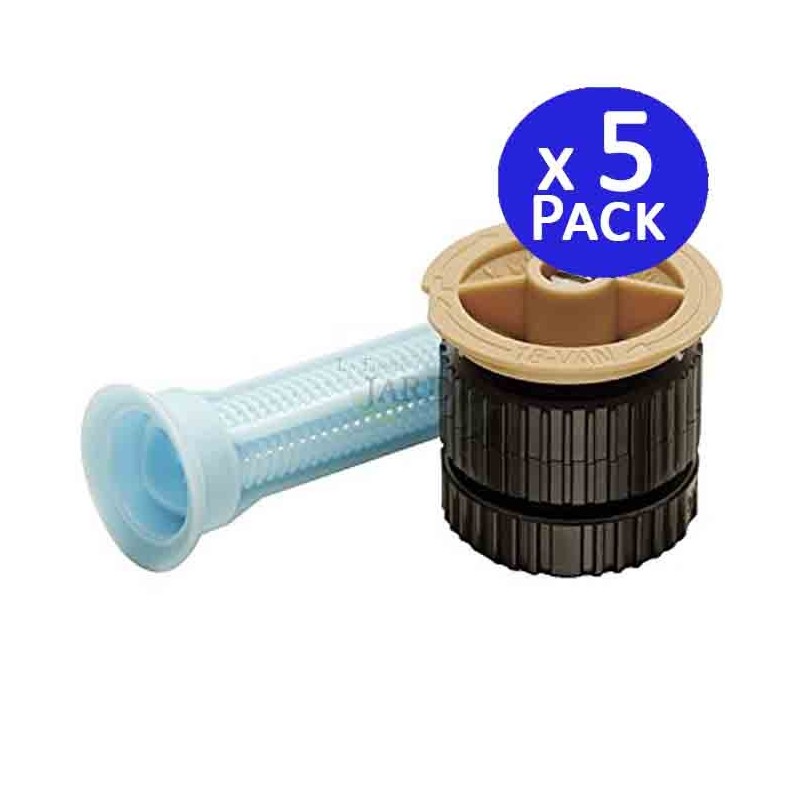 RAIN BIRD Tobera para Difusores de Riego | 5 Toberas Rain Bird 18VAN | Boquillas Regulables 5,2 m para Aspersores de Jardin