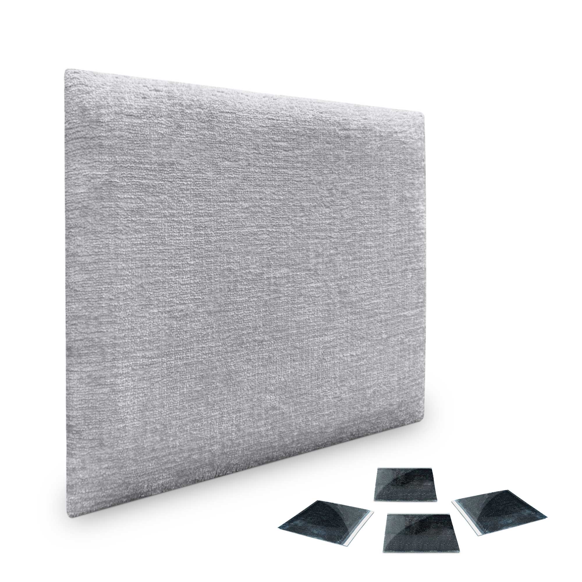 DHOME Juego de Paneles Tapizados de Lana Ecológica Pack Autoadhesivos para Pared Acústicos Absorbentes Protección