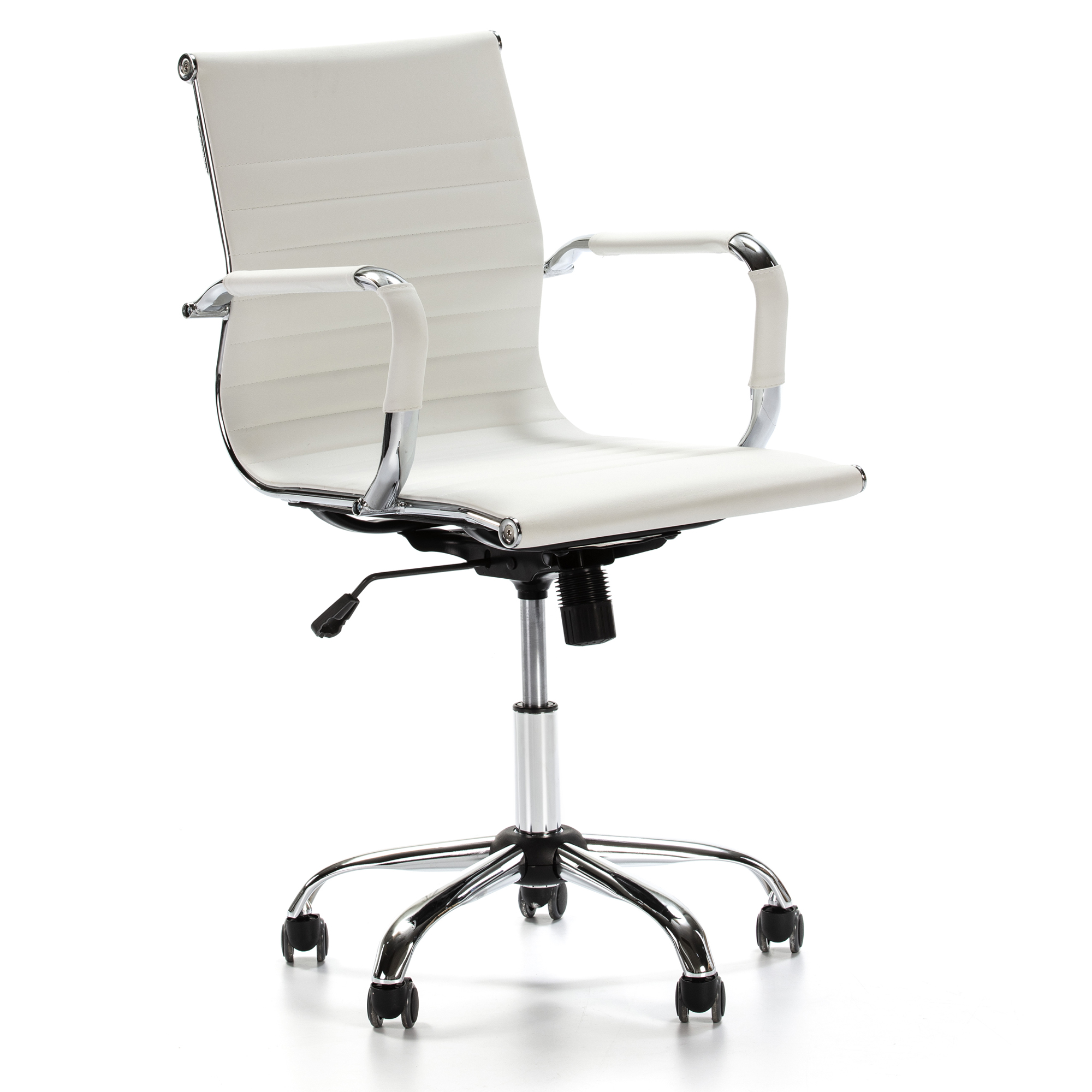 VS Venta-Stock Sillón de Oficina Croma reclinable, Piel sintética, Altura Ajustable