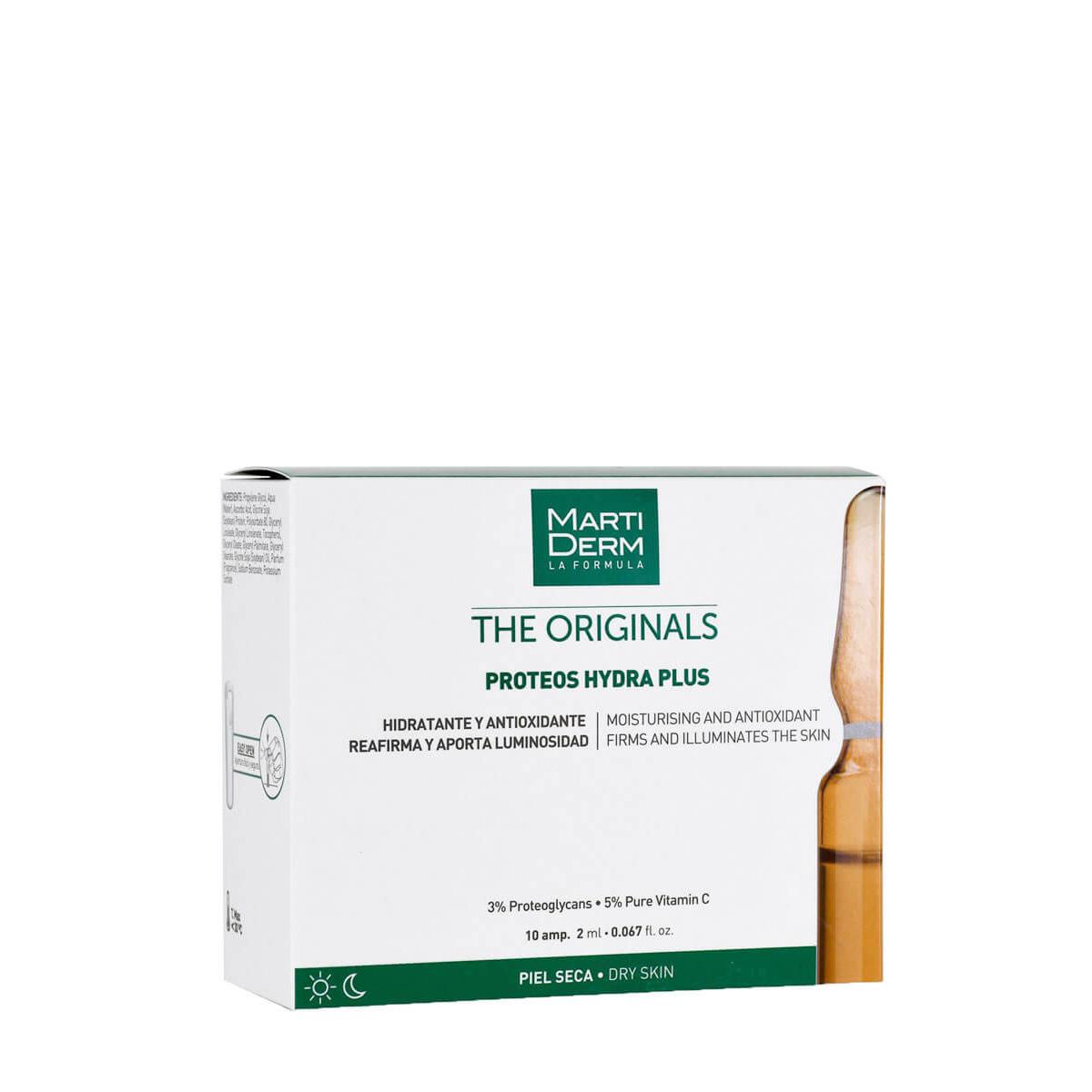 Martiderm® proteos hydra plus 10 ampollas 2ml • piel seca
