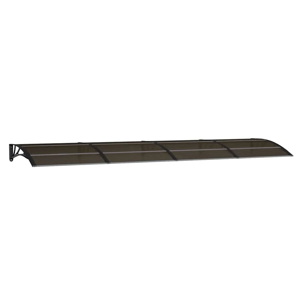 vidaXL Marquesina para puerta de policarbonato 400 x 100 cm
