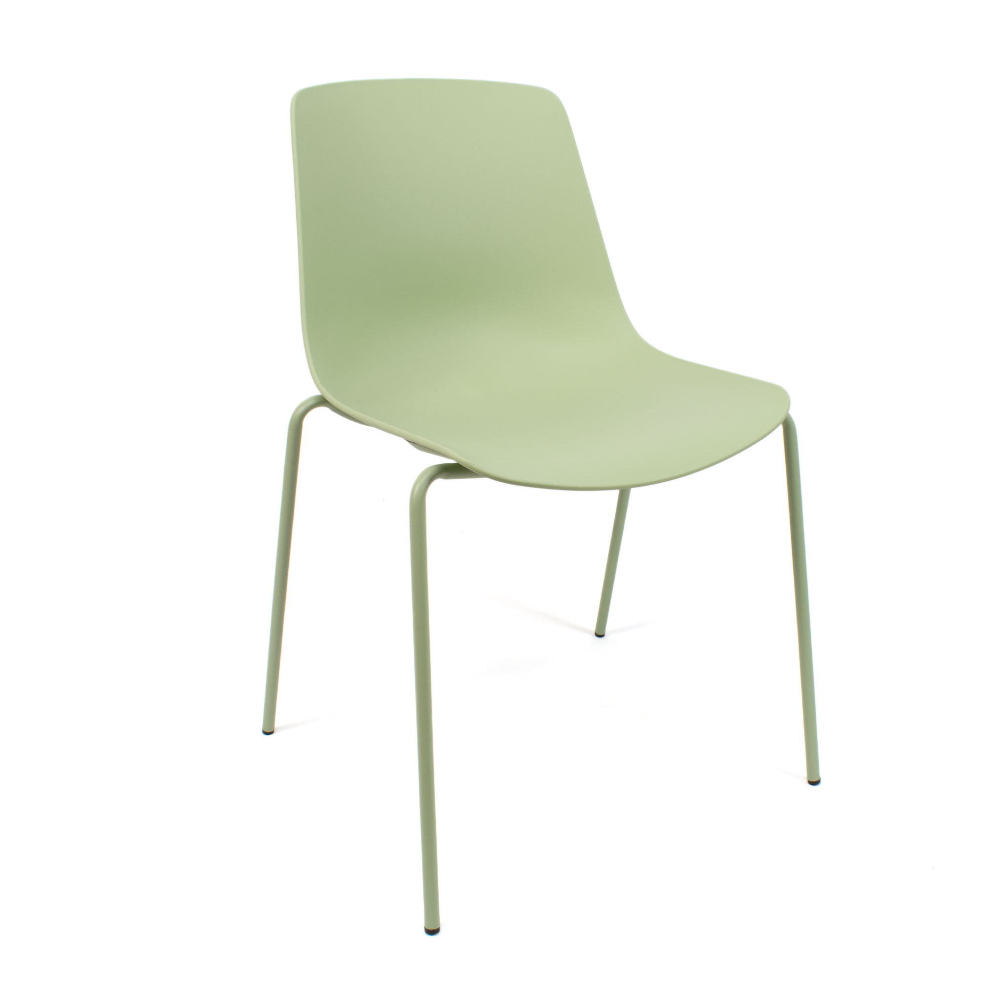Pack de 1, 2 y 4 Sillas en Polipropileno y Metal - Asiento de Diseño - Ideal para Comedor y Cocina - 55 X 82 X 51 Cm - Varios Colores - The Secret Home