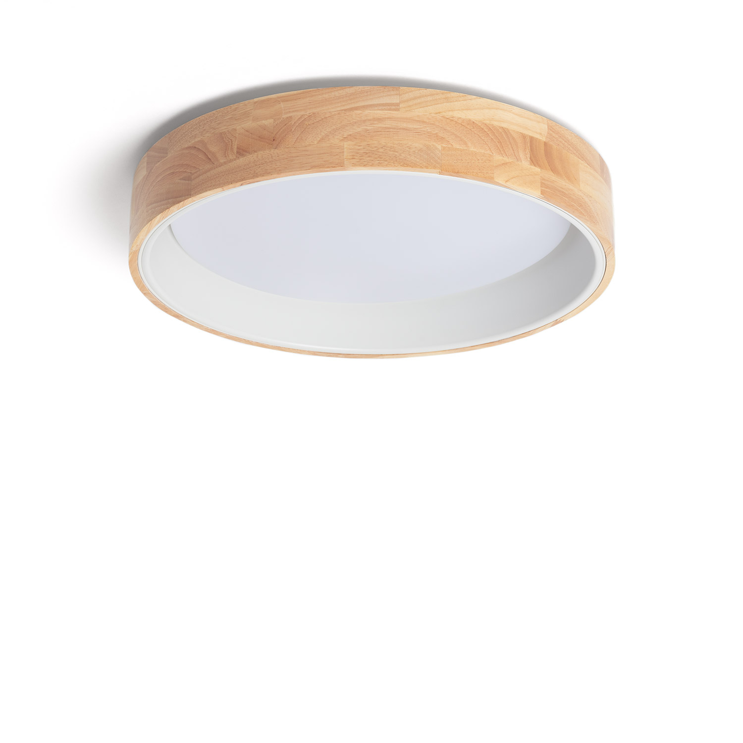 Ledkia Plafón LED Circular 20W Madera Ø470 Mm CCT Seleccionable Dari ILUZZIA