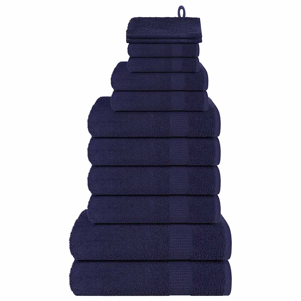 vidaXL Juego de toallas FROGN de 12 piezas 360 g/m²