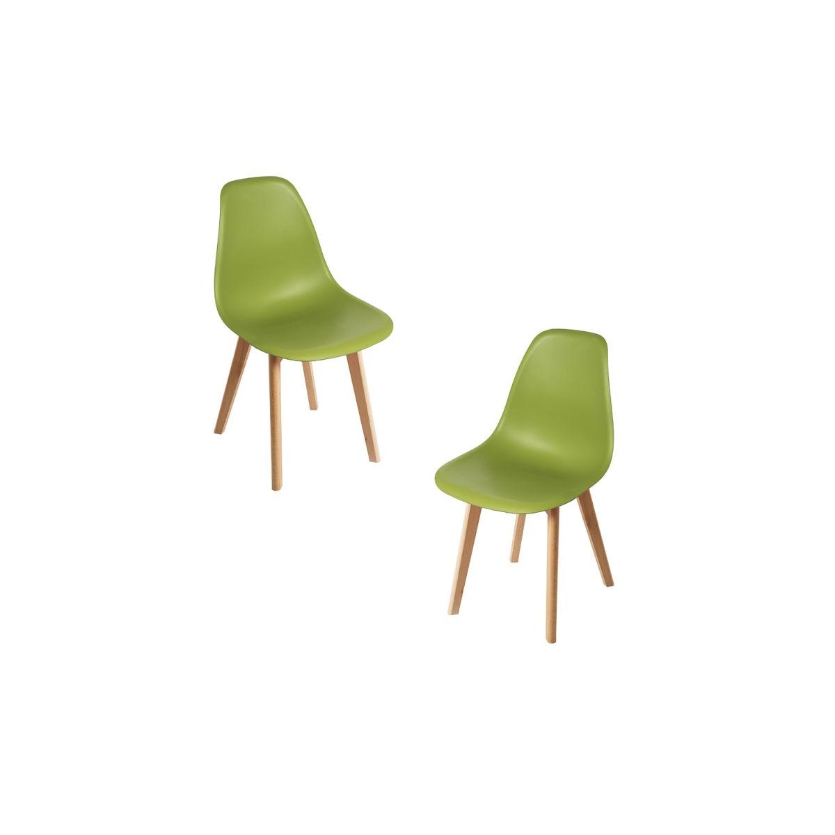 Regalos Miguel - Packs Sillas Comedor - Pack 2 Sillas Kelen - Verde