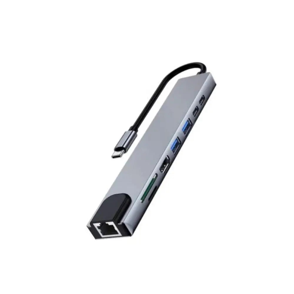 Ewent USB-C a Dock Multipuerto 8 en 1 HDMI 4K 87W