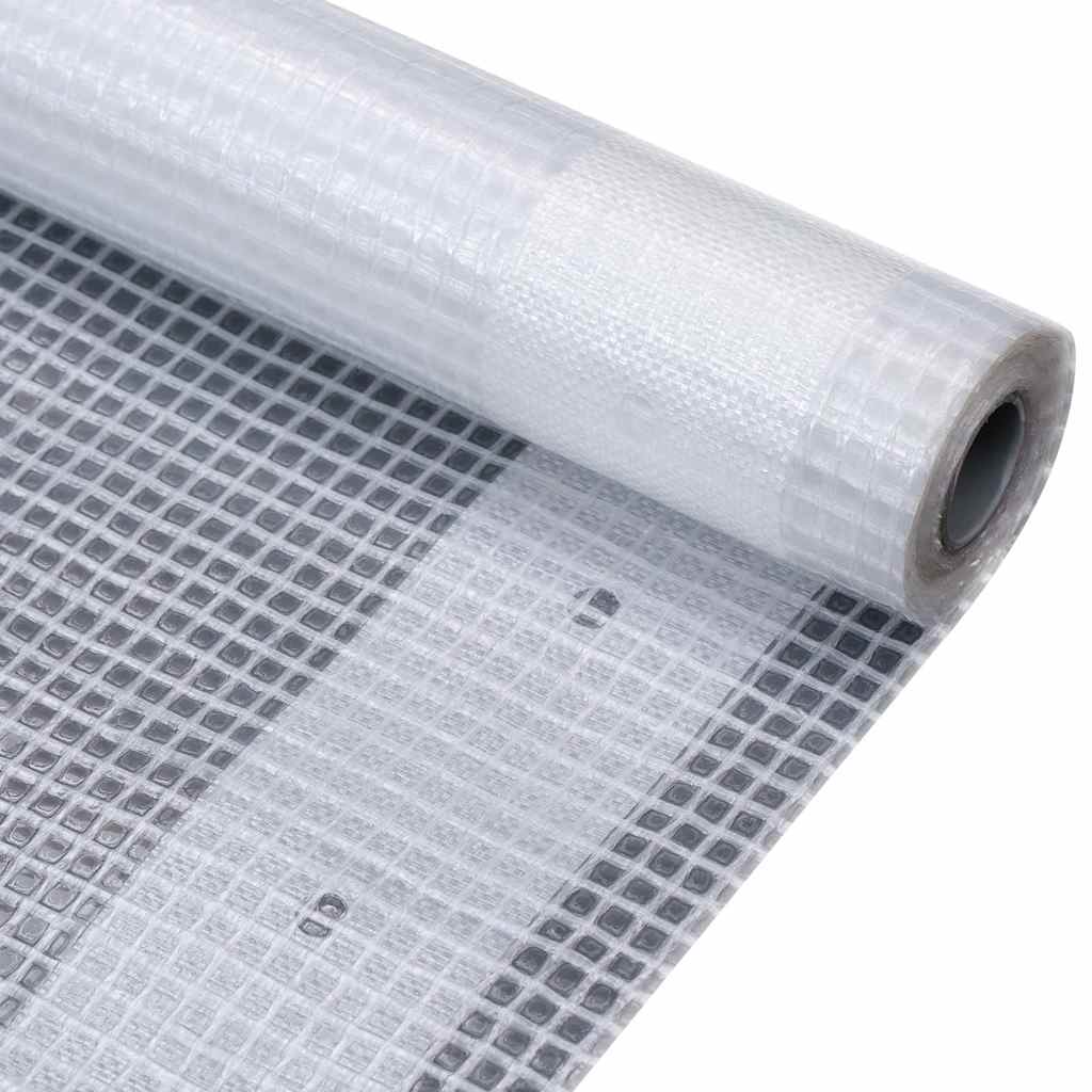 vidaXL 2 piezas Lona impermeable 260 g/m² blanca de plástico para invernadero multitamaño