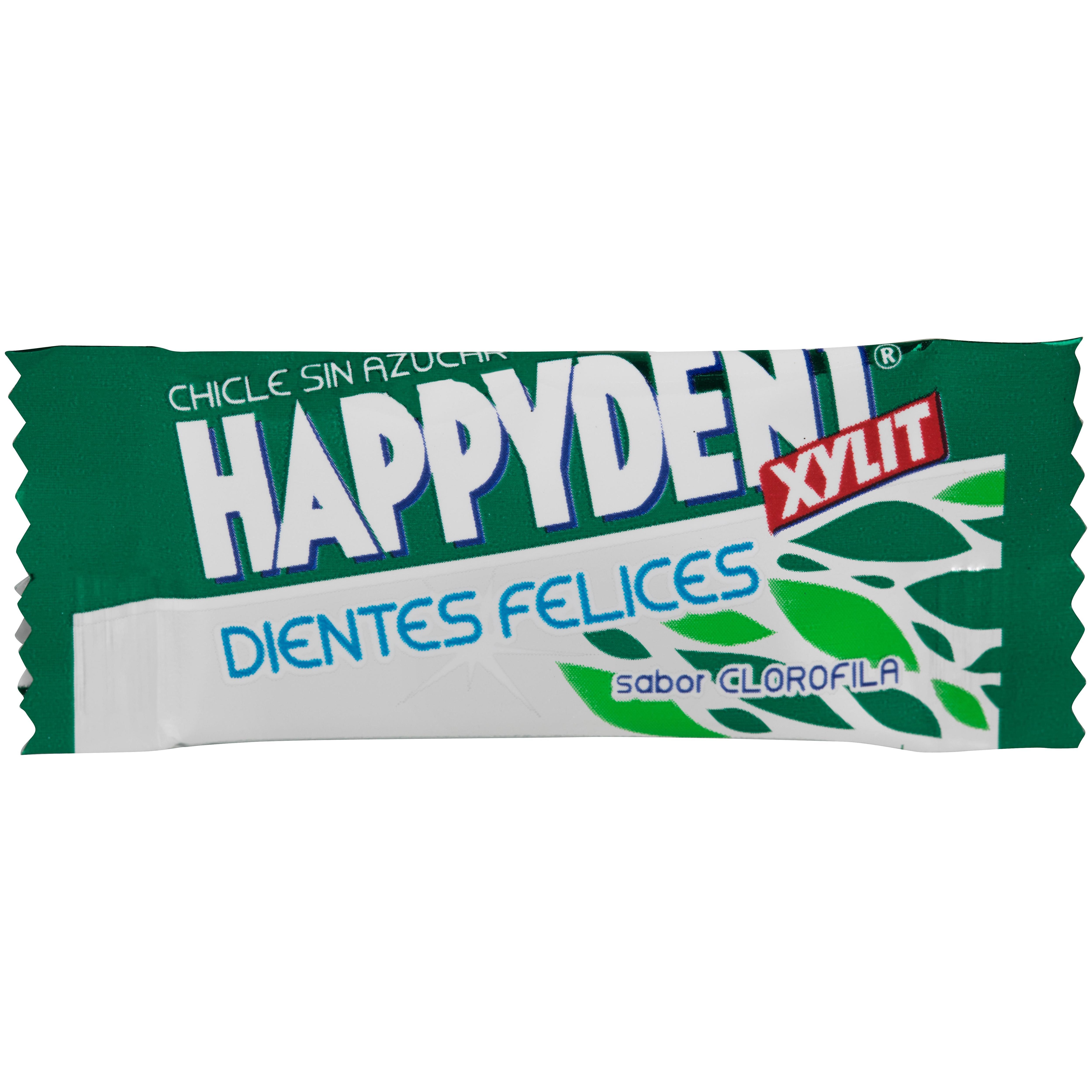 Chicles Happydent Sabores Surtidos - Chicle Happydent 200 Uniades - Chicles Fresa - Menta - Clorofila