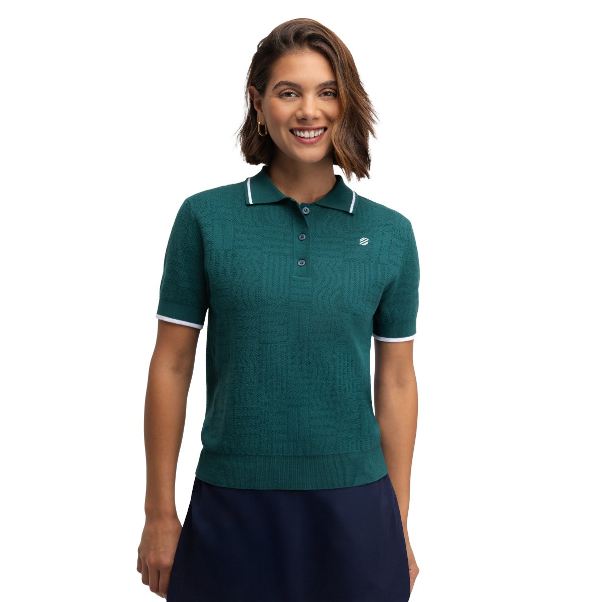 SIROKO - Polo Punto TREVINO Colección Golf en color Verde para Hombre_