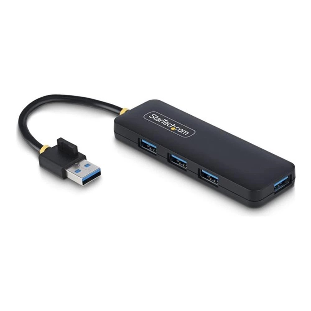 HUB Switch puertos 4 x USB 3.2 Gen 1 Type-A (compatible con USB 1.1/2.0/3.0/3.1/3.2) StarTech H5A4A-USB-HUB | USB 3.0 (5 Gbps), Negro