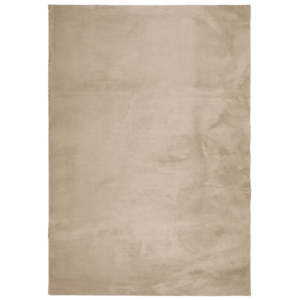 Vidaxl Alfombra de Pelo Corto Suave Lavable HUARTE 160x230 Cm - Color Antracita