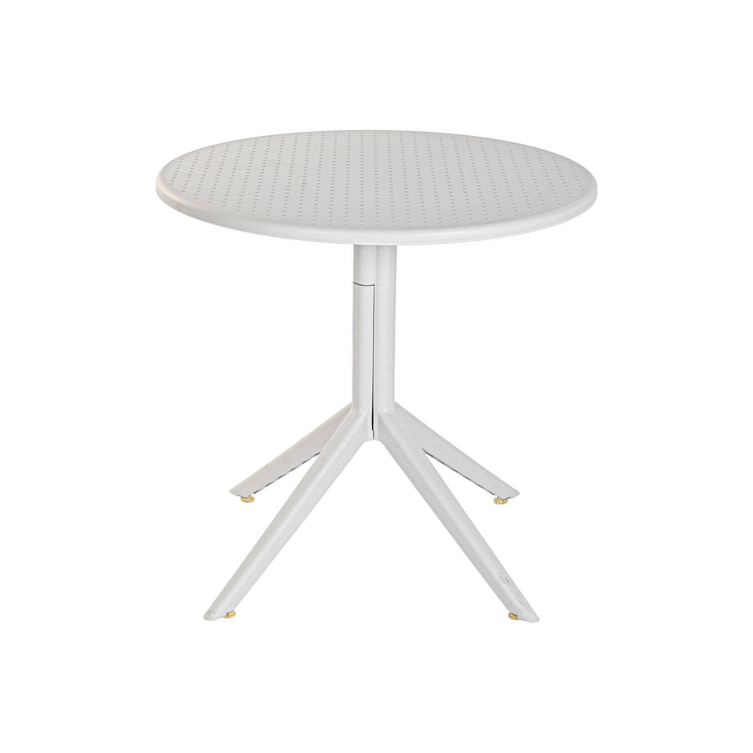 Mesa metal pp 80x80x75 reciclado gris El mejor complemento para tu hogar.