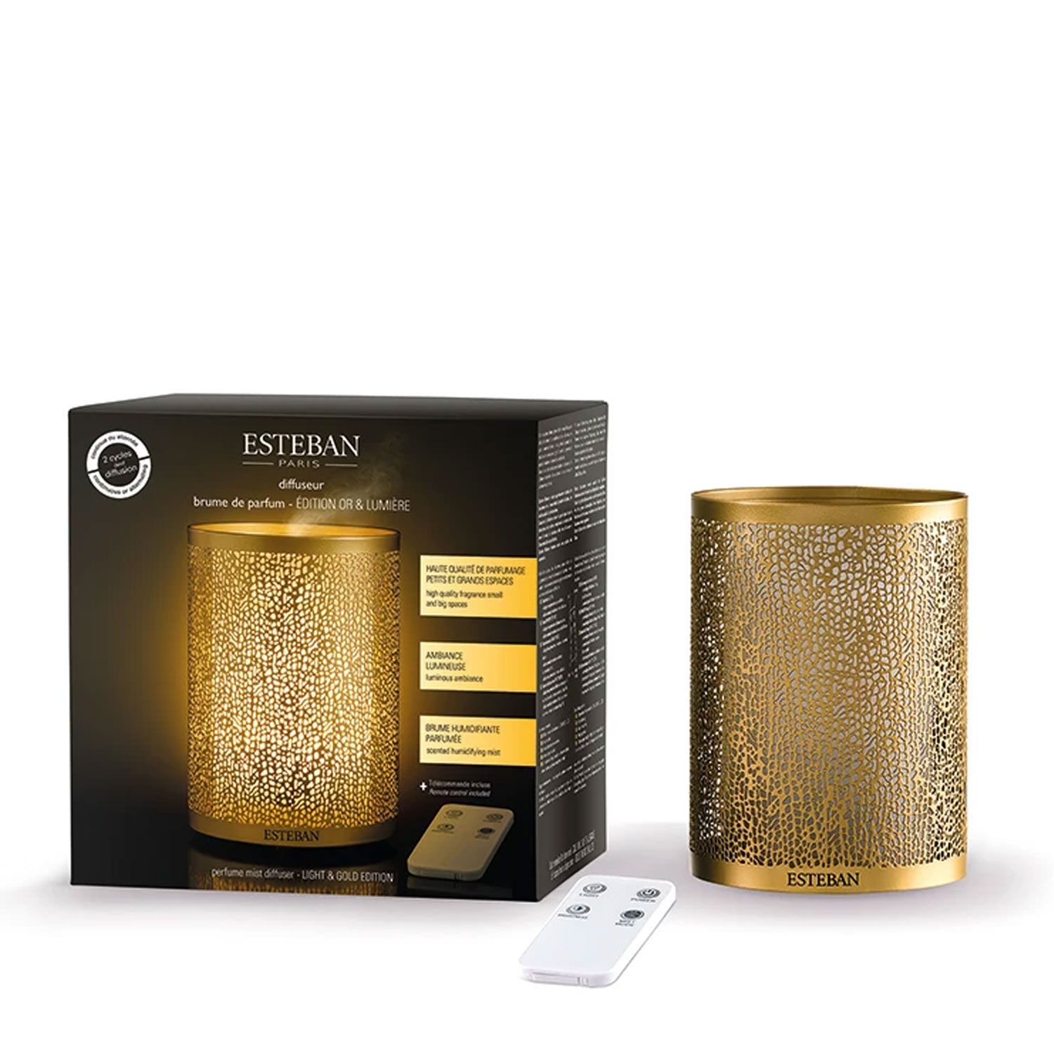 Difusor ESTEBAN PARIS Brume de Parfum-OR  & Lumiere Difusor Casa