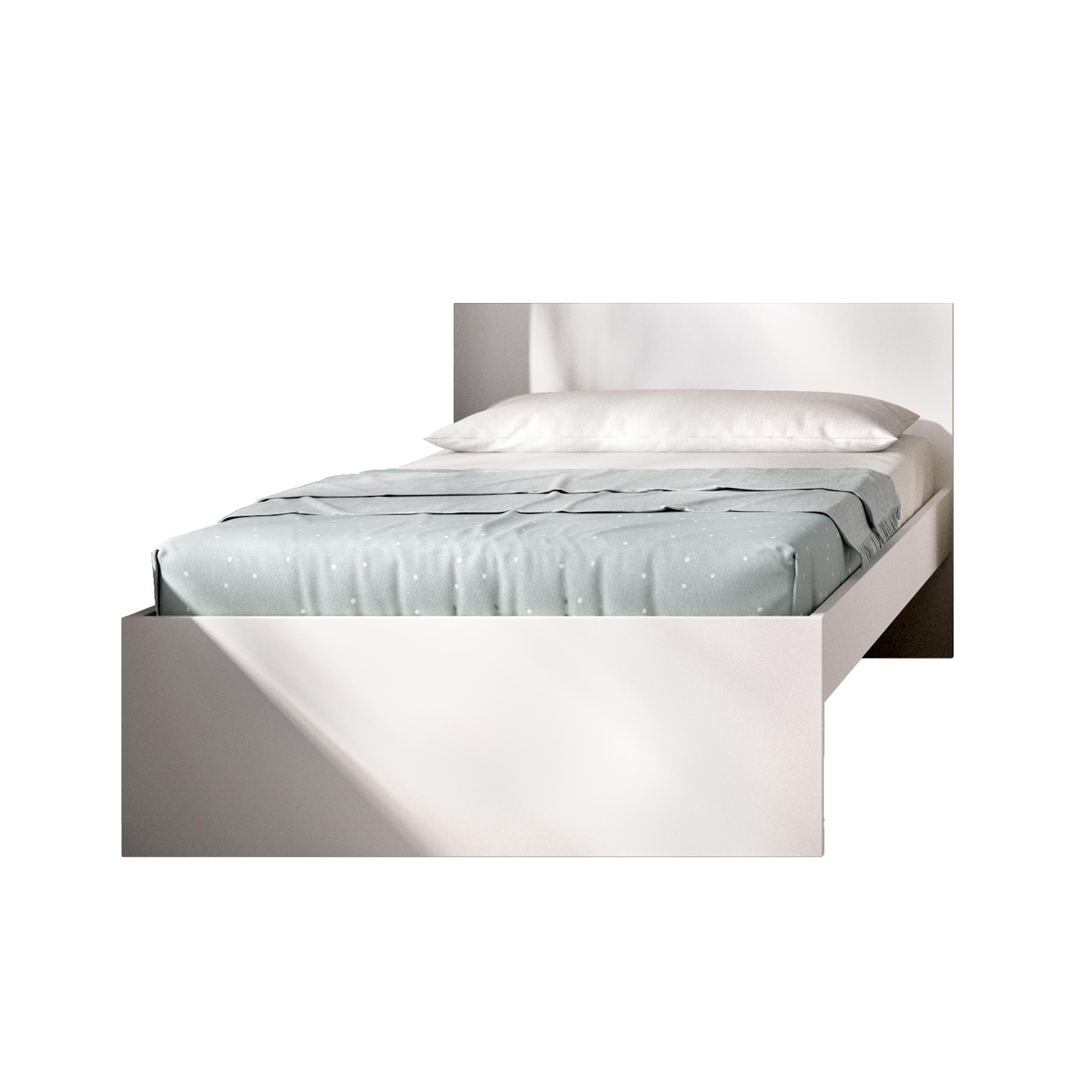 DEKIT GRUPO RIMOBEL TOP - CAMA DE 90X190 - BLANCO - 67 x 95,8 x 194,8
