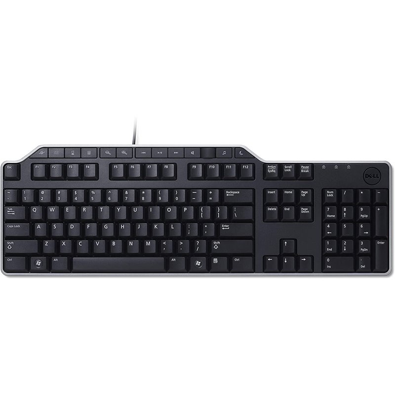 Teclado multimedia empresarial Dell KB522 con cable (USB)