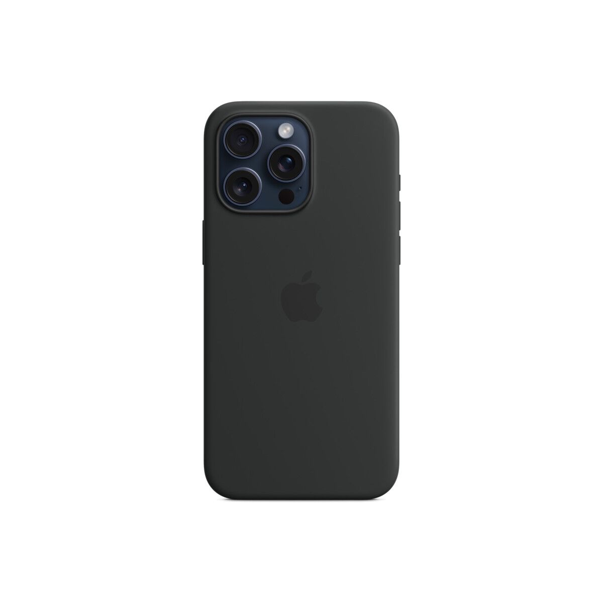 Apple - iPhone 15 Pro Max Silicone Case con MagSafe - Black