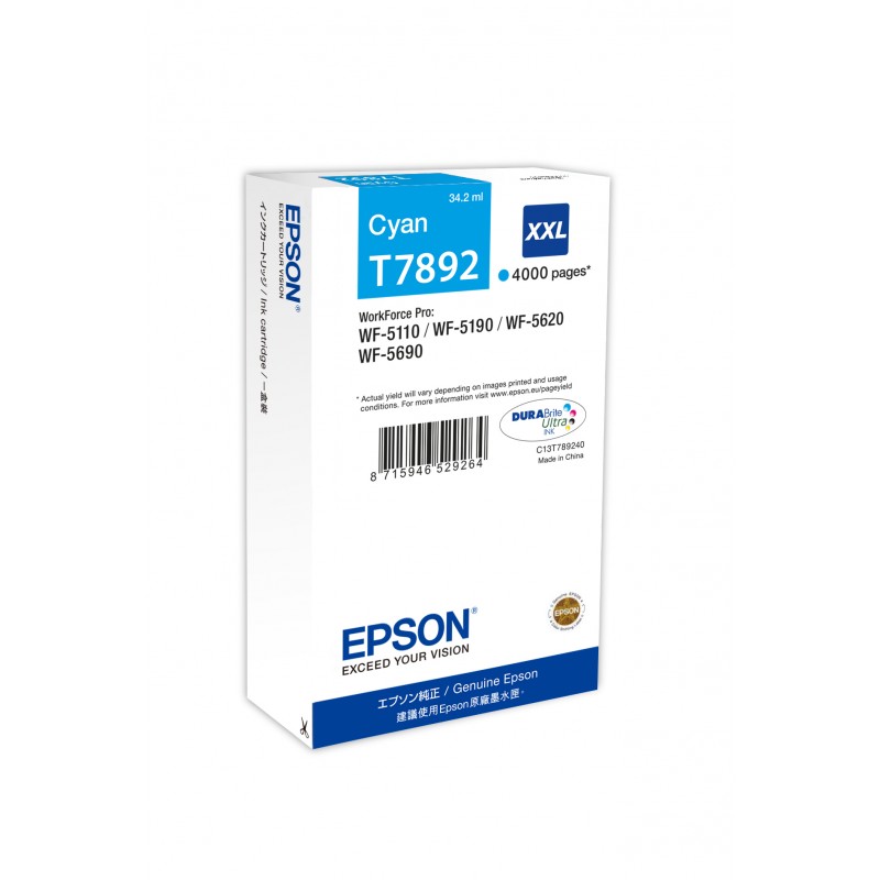 Epson - Cartucho T789240 cian XXL C13T789240