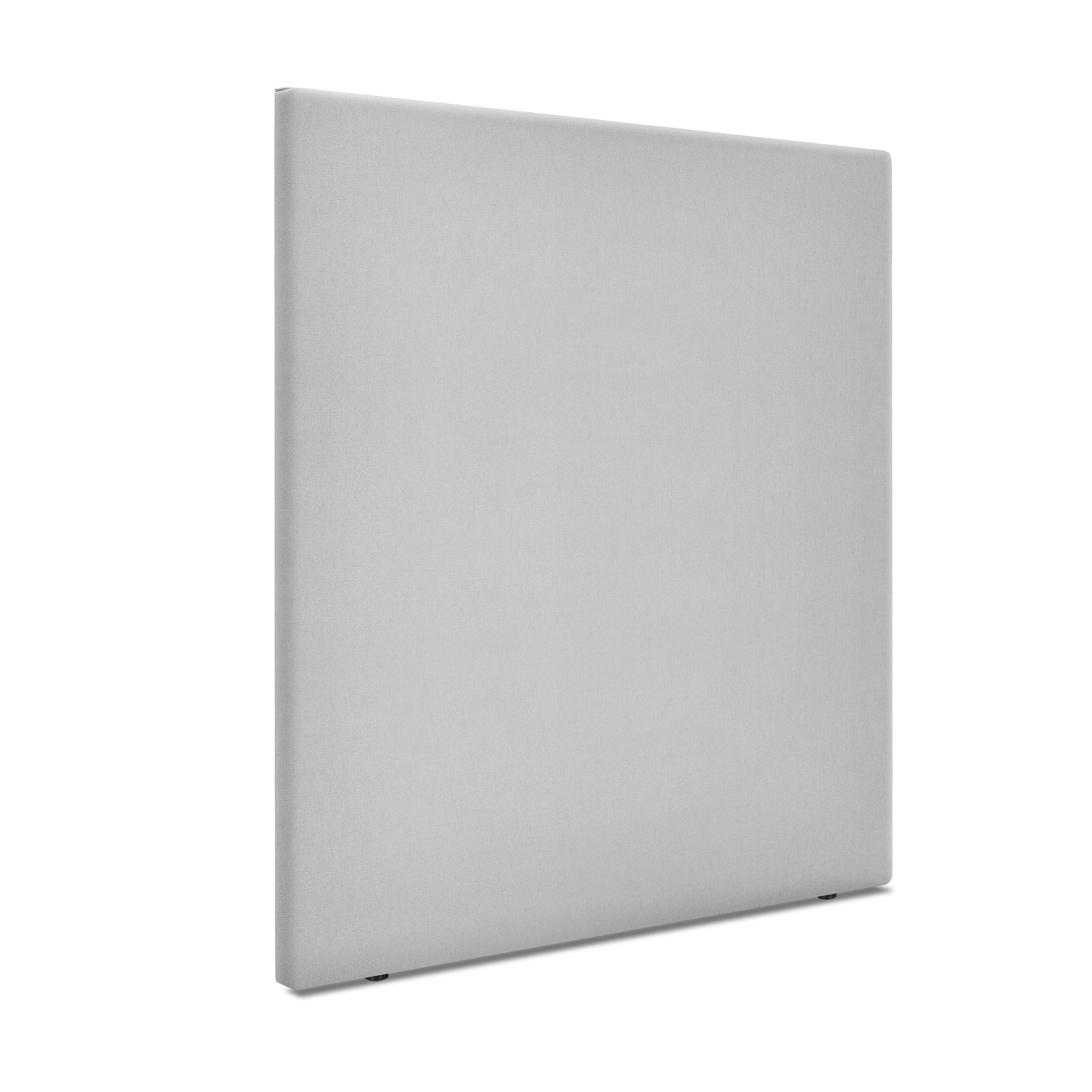 DHOME Cabecero de Polipiel o Tela Aqualine Liso Hasta el Suelo Cabeceros Cabezal Tapizado Cama (Gris Perla Tela)