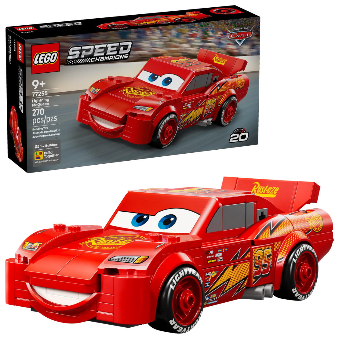 LEGO SPEED CHAMPIONS 77255: Rayo McQueen