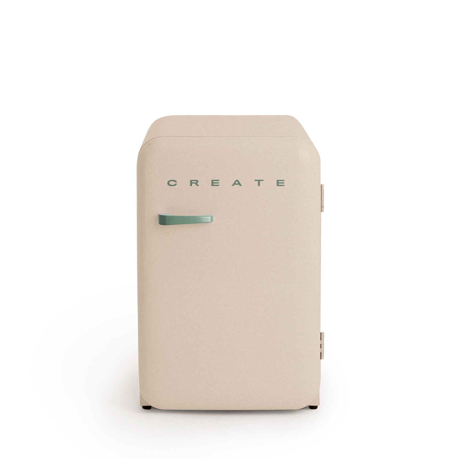 CREATE - Frigorífico de estilo retro, blanco roto- FRIDGE RETRO 107L