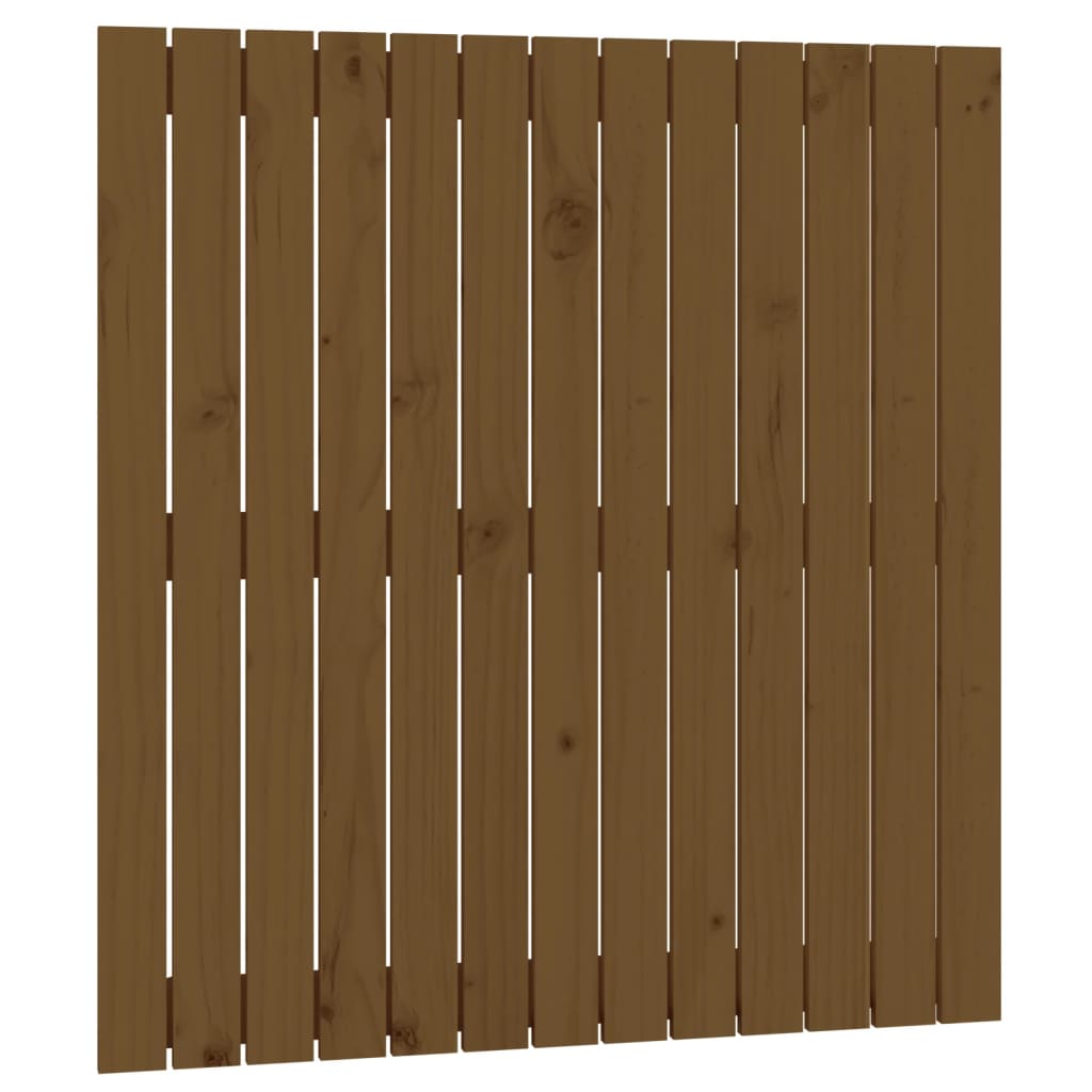vidaXL Cabecero de cama pared madera maciza pino 82,5x3x90 cm
