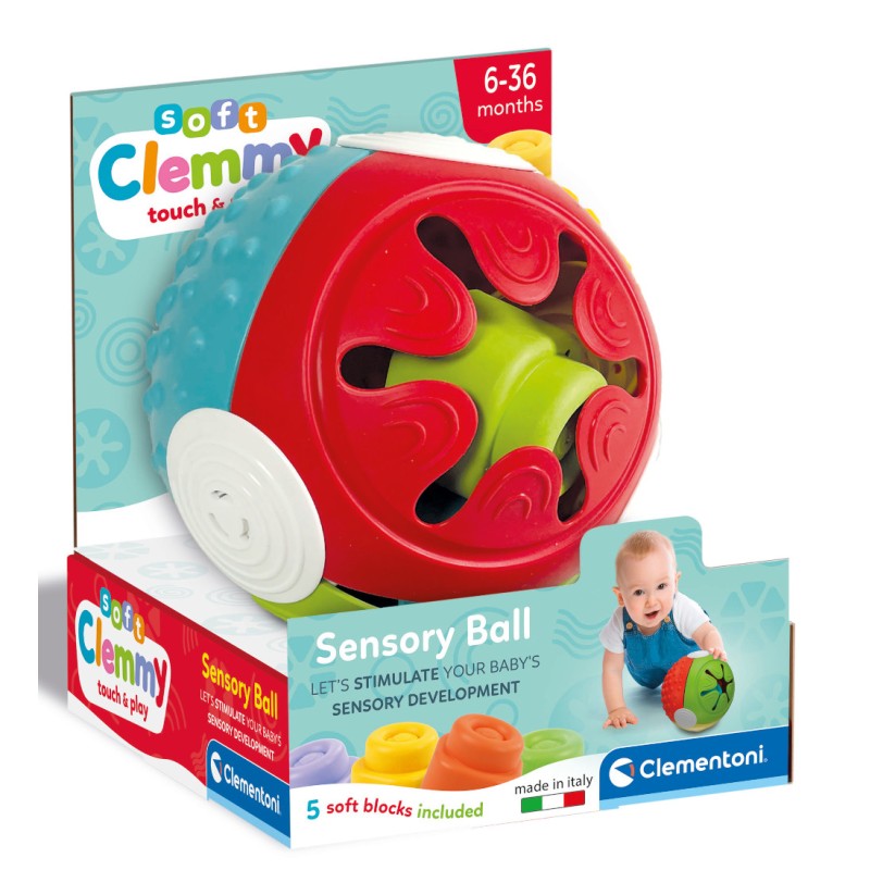 Pelota Sensorial para Bebés de Clemmy - Clementoni