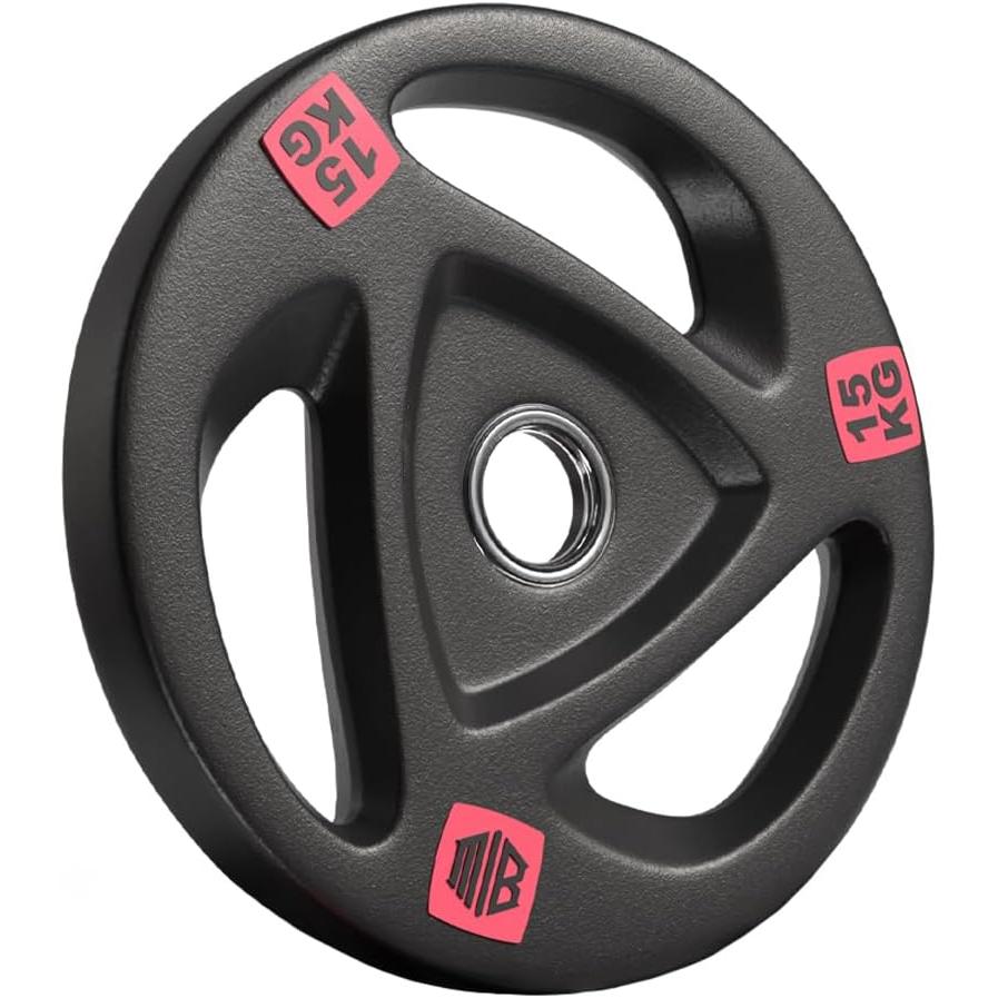 Maniboom Discos de Pesas para Mancuernas y Barra – Discos 2,5kg a 20kg – 50mm o 30mm – Gimnasio en Casa y Musculación