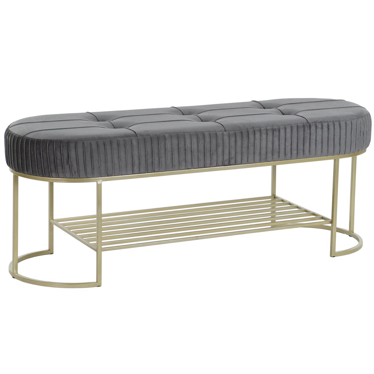 DESCALZADORA POLIESTER METAL 120X40X45 TERCIOPELO FIJALO MB206653