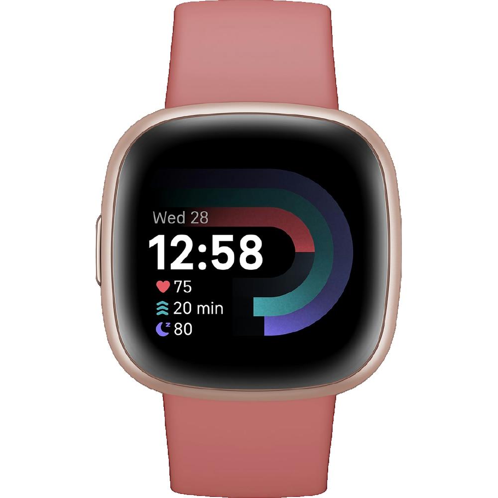 fitbit versa 4 Pink Sand Copper Rose
