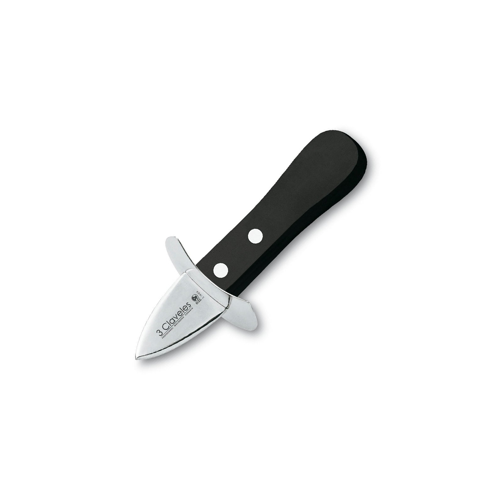 3 Claveles POM - Abreostras Profesional Reforzado de 5 cm en Acero Inoxidable. Negro